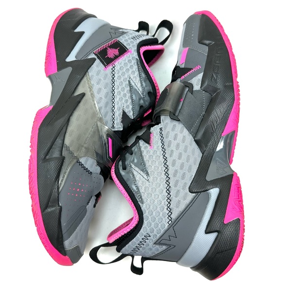 Jordan Why Not Zero.3 CD3003 003 Mens Basketball Shoes Gray Pink Black Size 13 - Picture 6 of 11